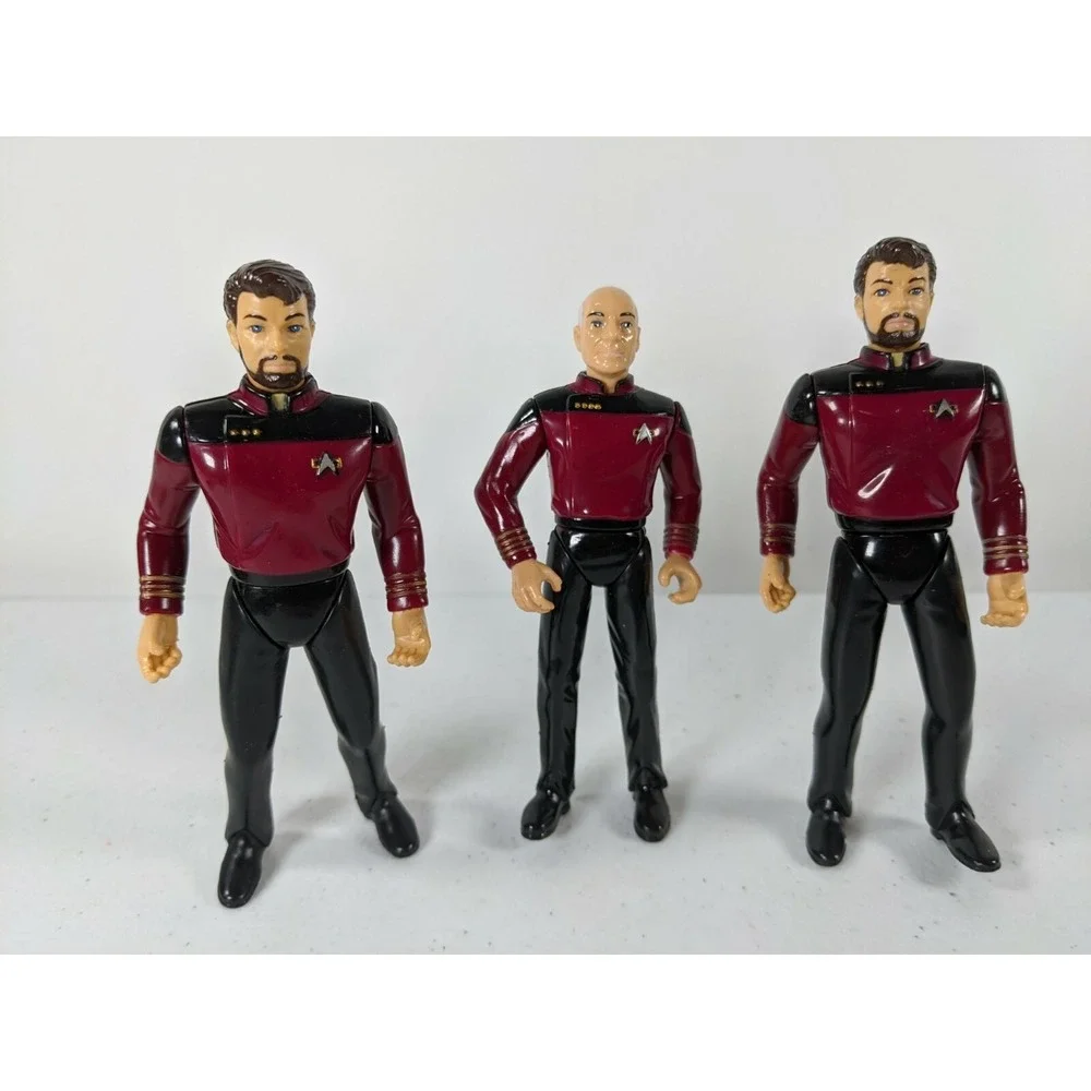 Vintage 1993 1994 Star Trek The Next Generation Lot of 18 Figurines